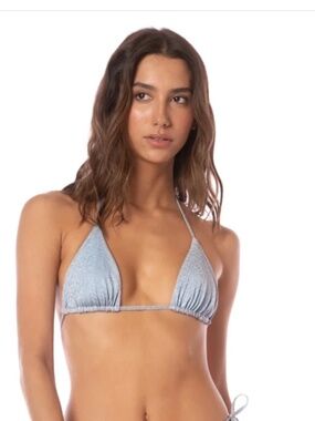 Maaji Silver Blue Bikini NWT M/L